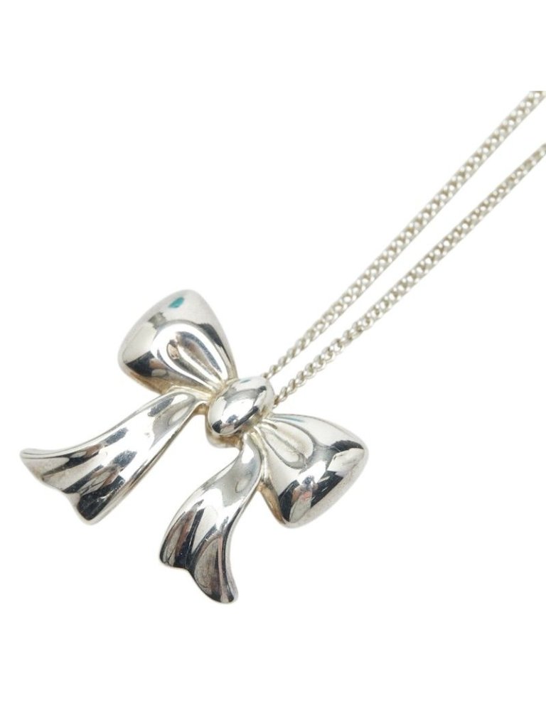 Tiffany & Co Ribbon Pendant Silver